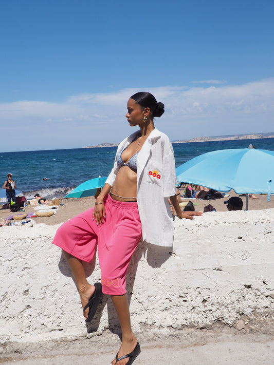 Long Short  SPORTY Rose pétale