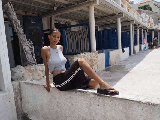 Long Short dentelle VEDRÀ Black Sporty